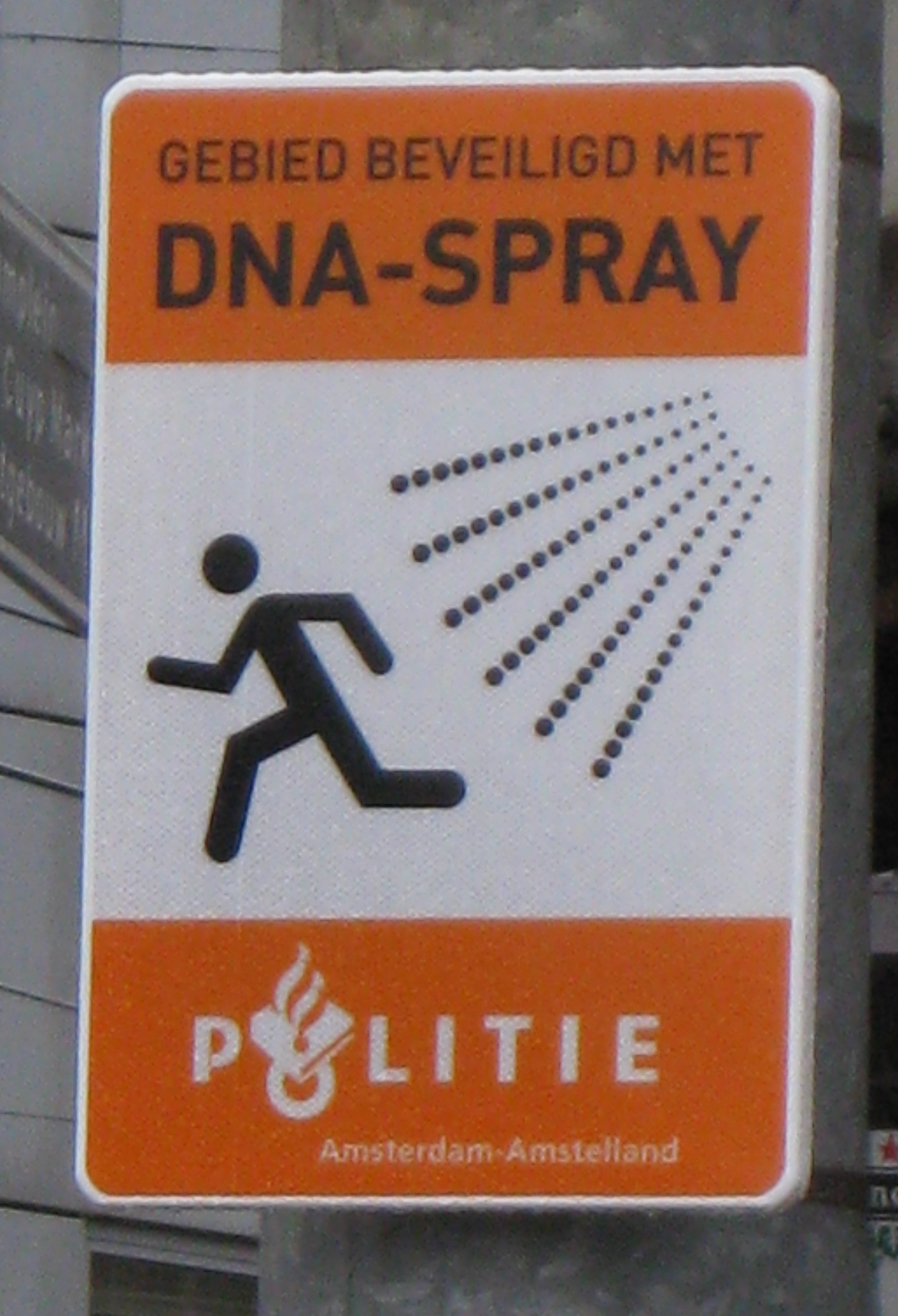 OudZuid experimenteert met DNAspray Nieuw Amsterdams Peil